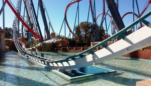 A PortaVentura World hullámvasútjai közül néhány