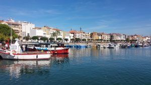 Cambrils - városkép a tenger felől