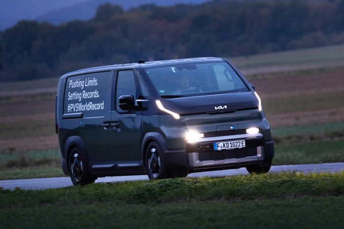 Elektromos cargo GUINNESS-világrekordot állított fel a KIA