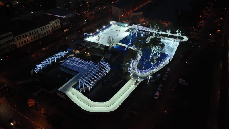 Jeges premier: kétszintes korcsolyapálya Csepelen