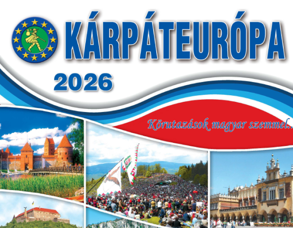 Megjelent a Kárpáteurópa 2026.évi körutas katalógusa