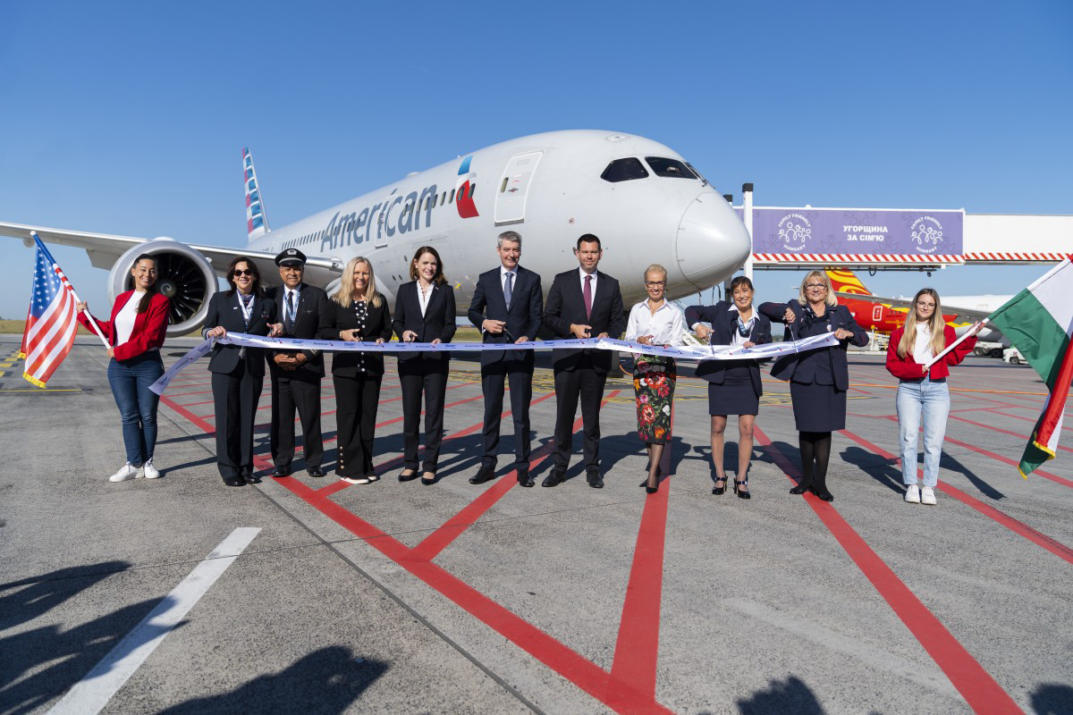 Elindult az American Airlines Budapest–Philadelphia járata Elindult az American Airlines Budapest–Philadelphia járata